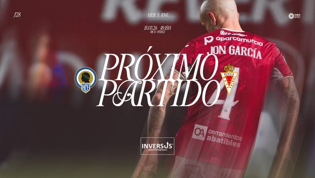 Próximo partido: el Real Murcia visita al Hércules este domingo en el Rico Pérez