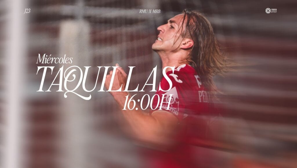 Horarios y puntos de venta de entradas para el Real Murcia – Marbella