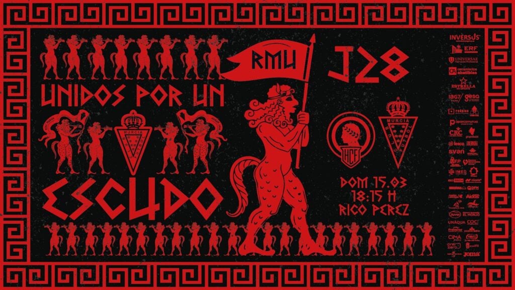 “Unidos por un escudo”, el cartel digital del Hércules – Real Murcia