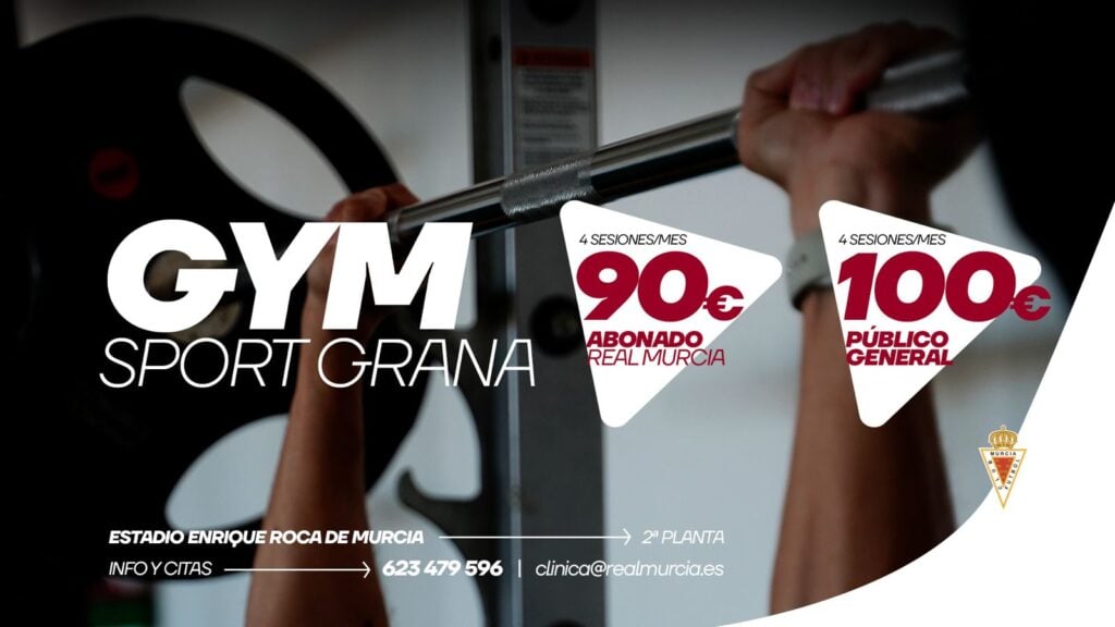 Clínica Sport Grana, un espacio para mejorar tu rendimiento físico y bienestar en el Estadio Enrique Roca de Murcia