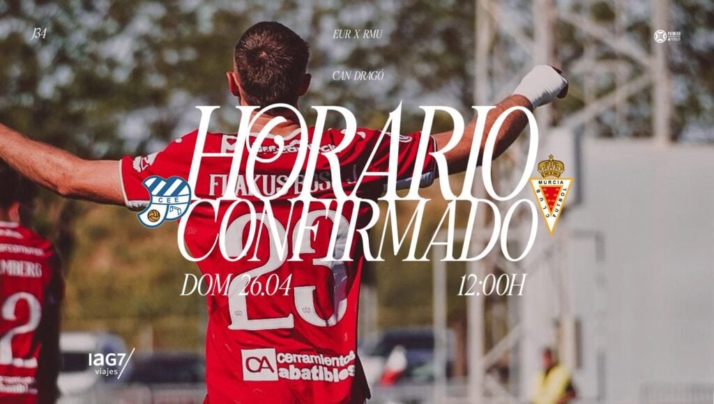 El Real Murcia ya conoce el horario para visitar al CE Europa en la jornada 34