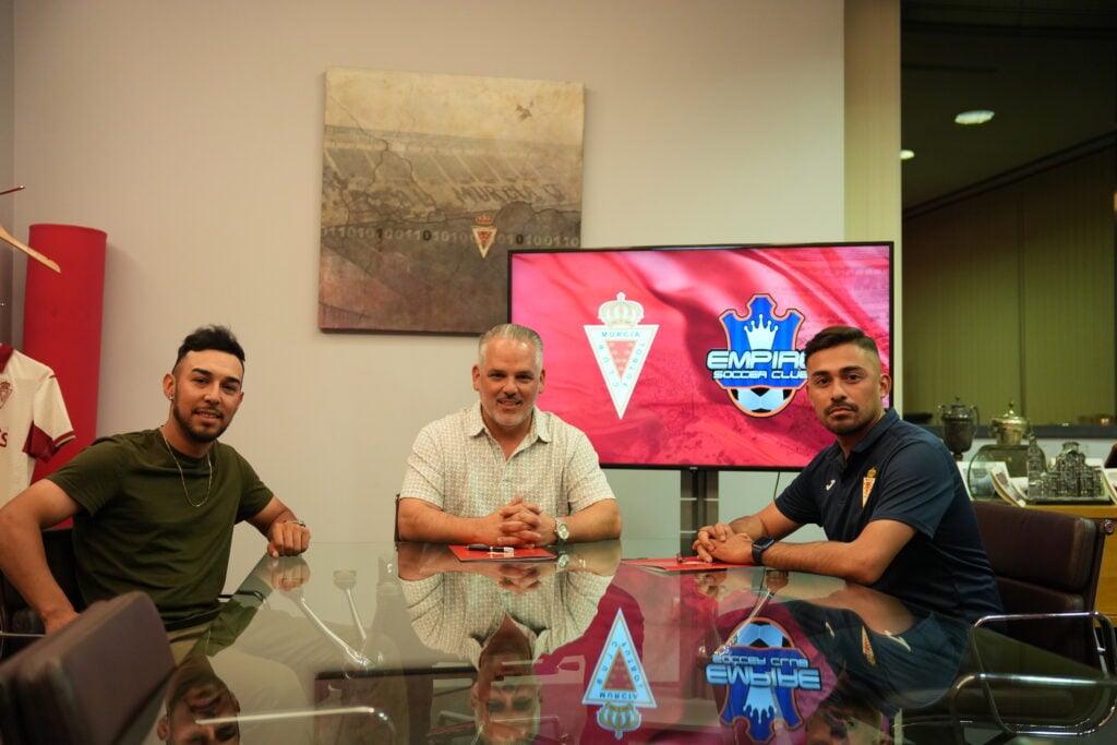 Empire Soccer y el Real Murcia refuerzan su alianza internacional