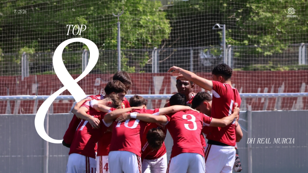 El Juvenil DH Real Murcia finaliza la temporada en el TOP 8 en División de Honor y ayudando al Imperial con 11 jugadores participando