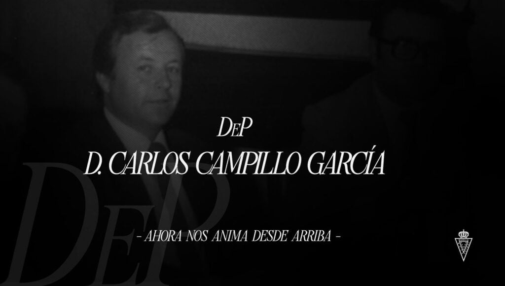 El Real Murcia lamenta el fallecimiento de Carlos Campillo García