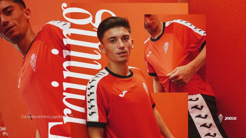 El Real Murcia presenta su colección de entrenamiento y paseo 2026/27 junto a Joma