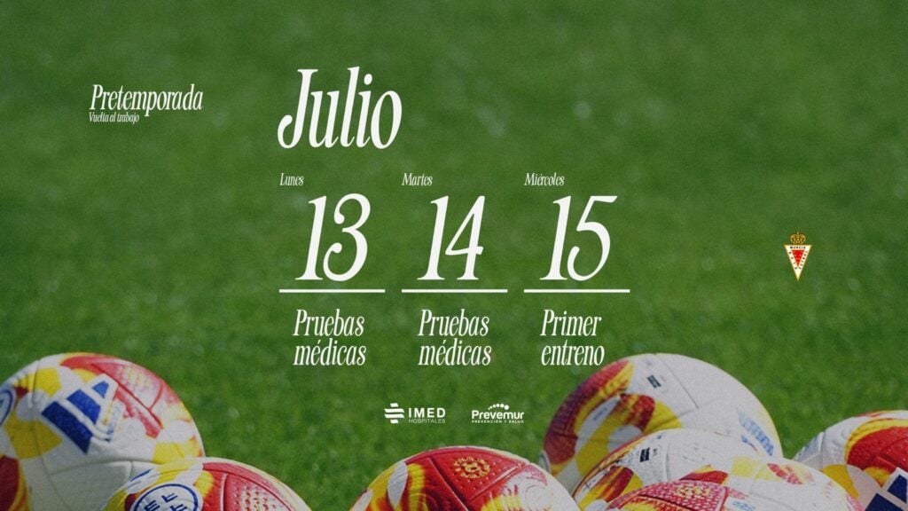 El Real Murcia ya tiene fecha para el inicio de la temporada 2026/27