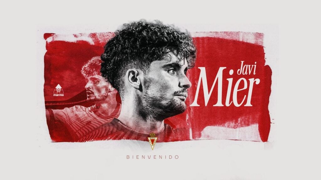 Javi Mier, un centrocampista completo para el Real Murcia 2026/27
