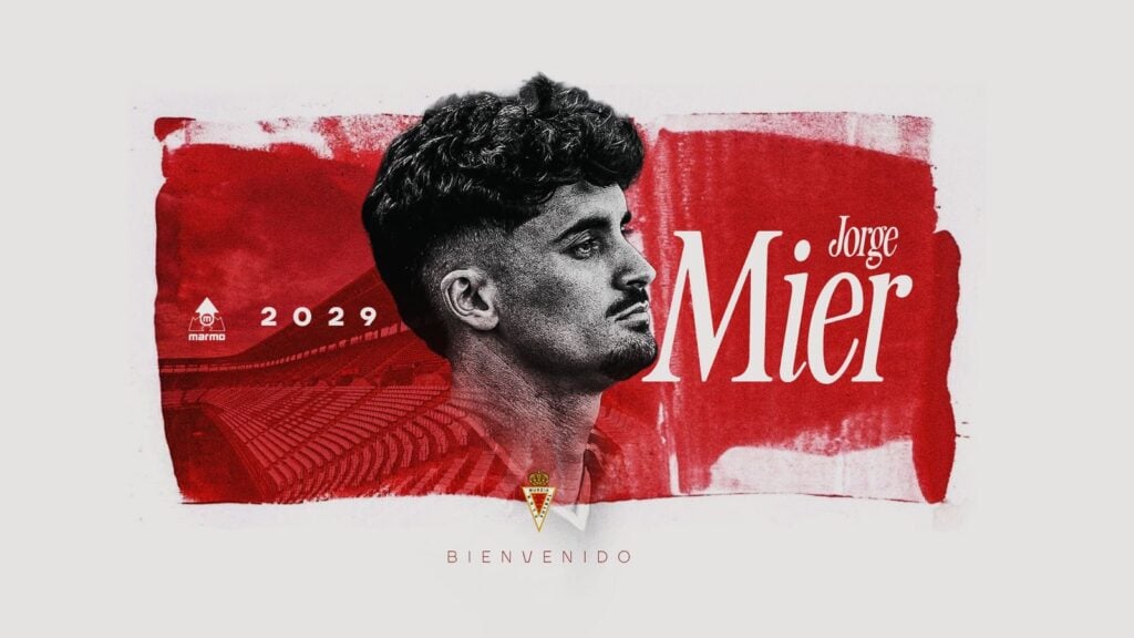 Jorge Mier renueva con el Real Murcia C.F. hasta 2029