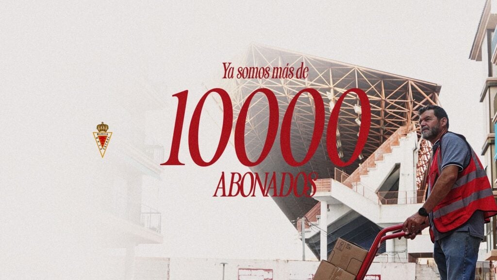 El murcianismo alcanza los 10.000 abonados en la campaña 2026/27