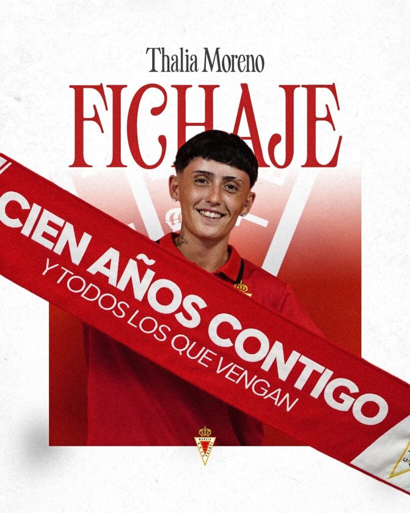 Thalia Moreno, nuevo refuerzo para el Real Murcia Femenino 2026/27