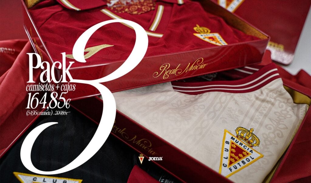 Hazte abonado y llévate las tres equipaciones oficiales al mejor precio