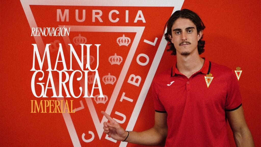 Manu García defenderá la portería del Real Murcia Imperial 2026/27 en 2ª RFEF