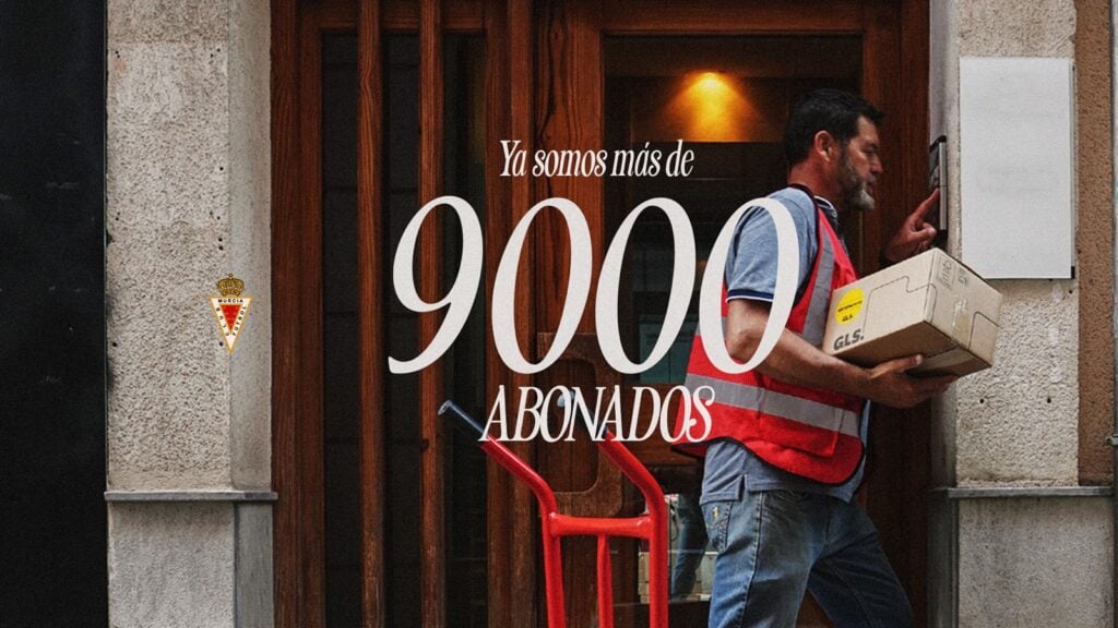 El murcianismo supera los 9.000 abonados en la campaña 2026/27 ¡Más de 1.00 abonados en menos de 24 horas!