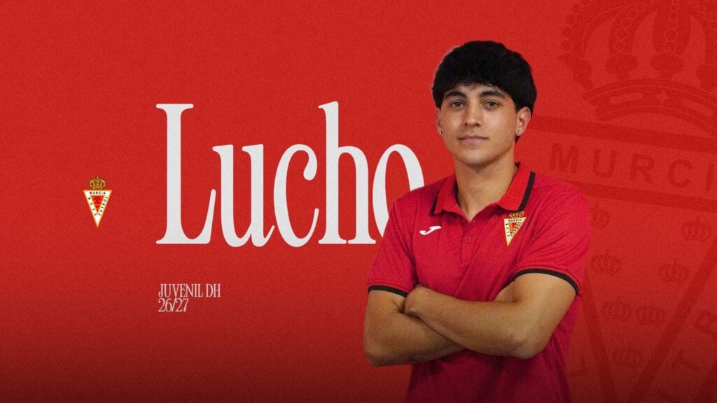 Lucho se incorpora a la estructura de equipos juveniles del Real Murcia
