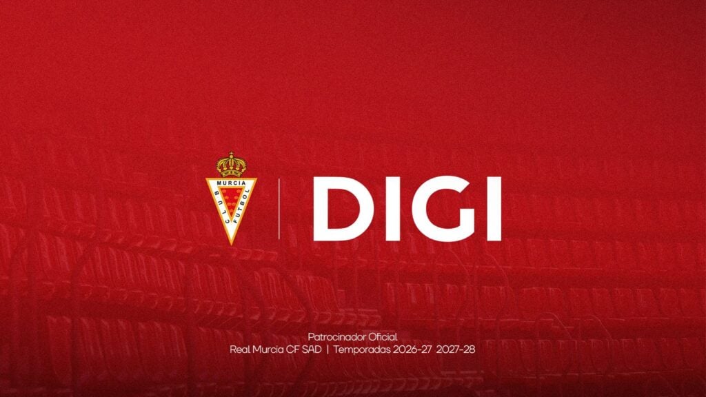 DIGI, nuevo Patrocinador Oficial del Real Murcia hasta el final de la temporada 2027-2028
