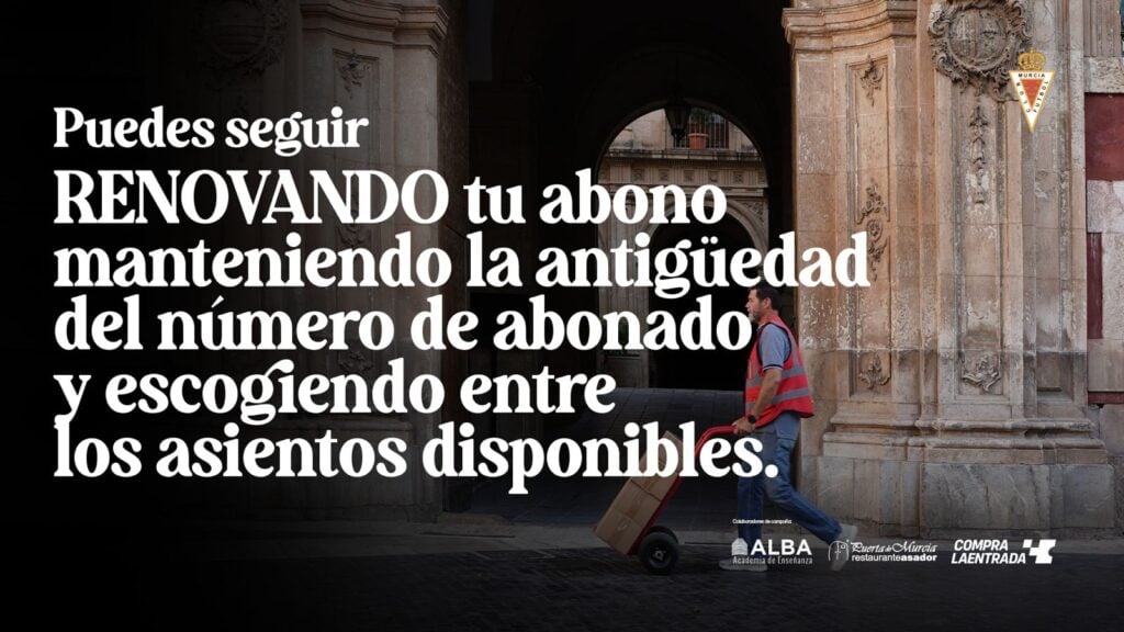 Puedes seguir renovando tu abono manteniendo tu antigüedad y eligiendo entre los asientos disponibles
