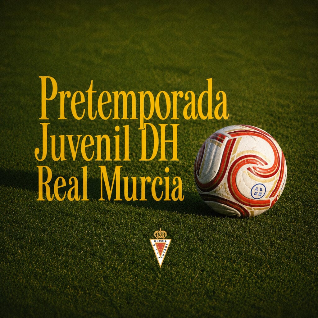 El Juvenil A del Real Murcia ya conoce el calendario de partidos de preparación de cara al inicio de la temporada 2026-27