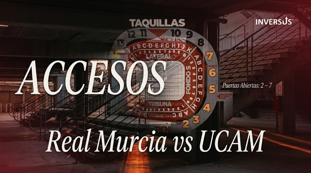 Información de accesos para el partido ante el UCAM Murcia C.F. de Copa Federación