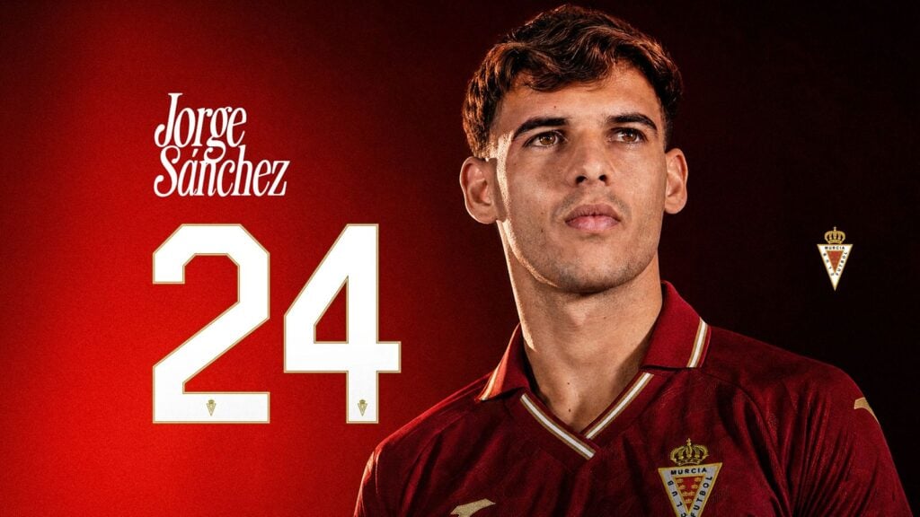 Jorge Sánchez contará con ficha del primer equipo del Real Murcia C.F.