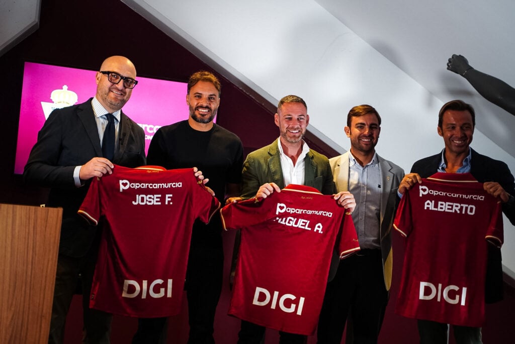Aparcamurcia presentado como patrocinador oficial del Real Murcia 2026/27