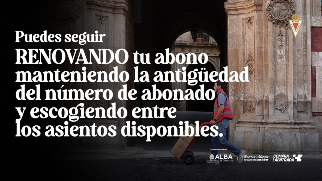 ¡Recuerda! Aún puedes renovar tu abono y mantener la antigüedad en el número de abonado