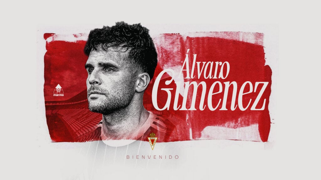 Álvaro Giménez, un delantero de categoría para el Real Murcia 2026/27