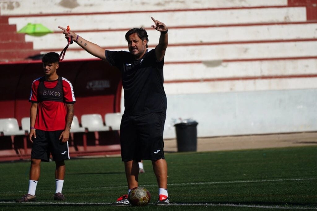 Sergio Campos, en la previa del Imperial vs Mallorca B: «Estamos trabajando mucho a nivel mental, táctico y físico para reaccionar este domingo»
