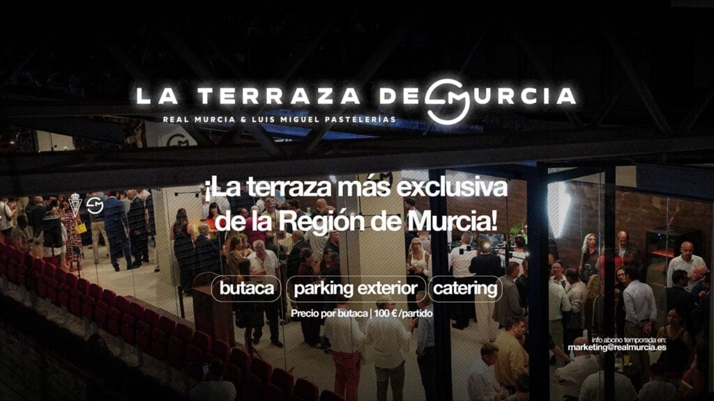 La Terraza del Murcia: la experiencia más exclusiva para vivir el Real Murcia