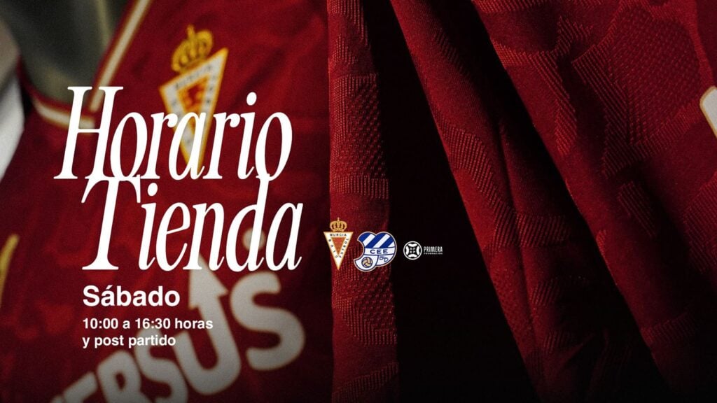 Horarios de la Tienda Oficial en el día de partido ante el C.E. Europa