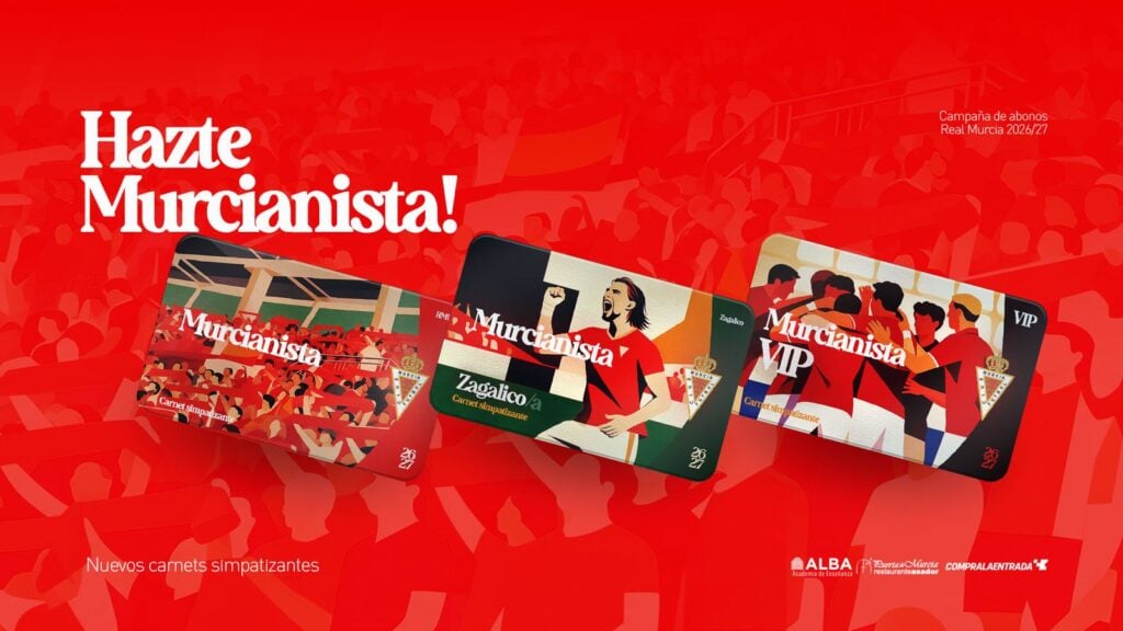 El Real Murcia presenta el Carnet Murcianista: dedicado para todos aquellos que están lejos