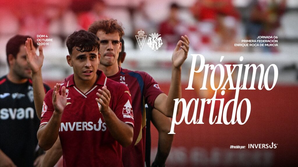 El Real Murcia recibe al Nàstic de Tarragona en la jornada 6 de Primera Federación