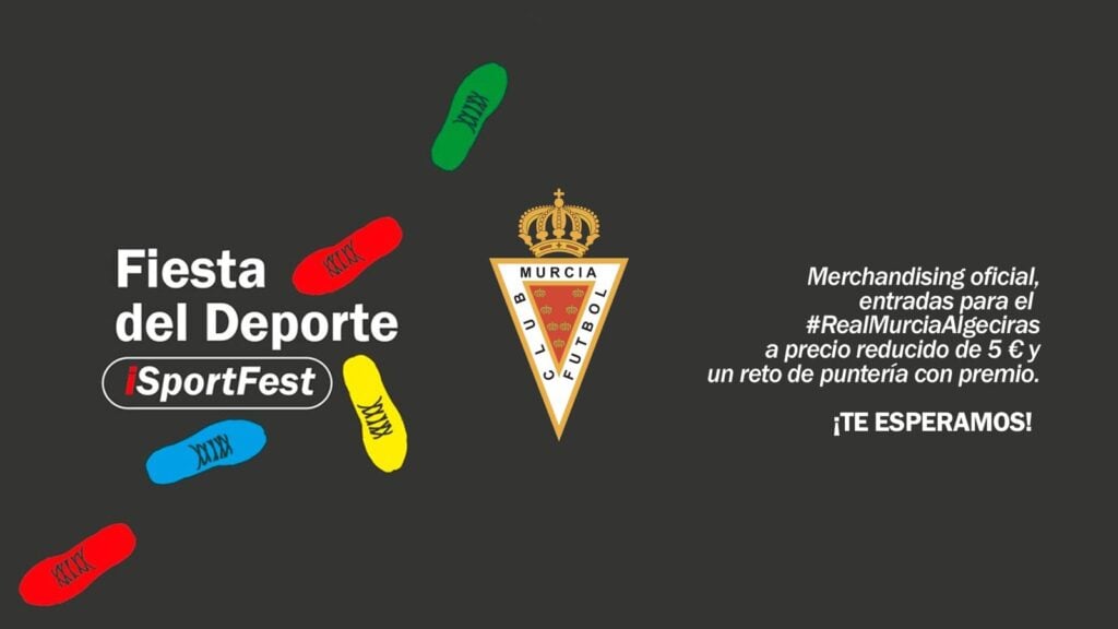 El Real Murcia estará presente en la Fiesta del Deporte Murcia 2026