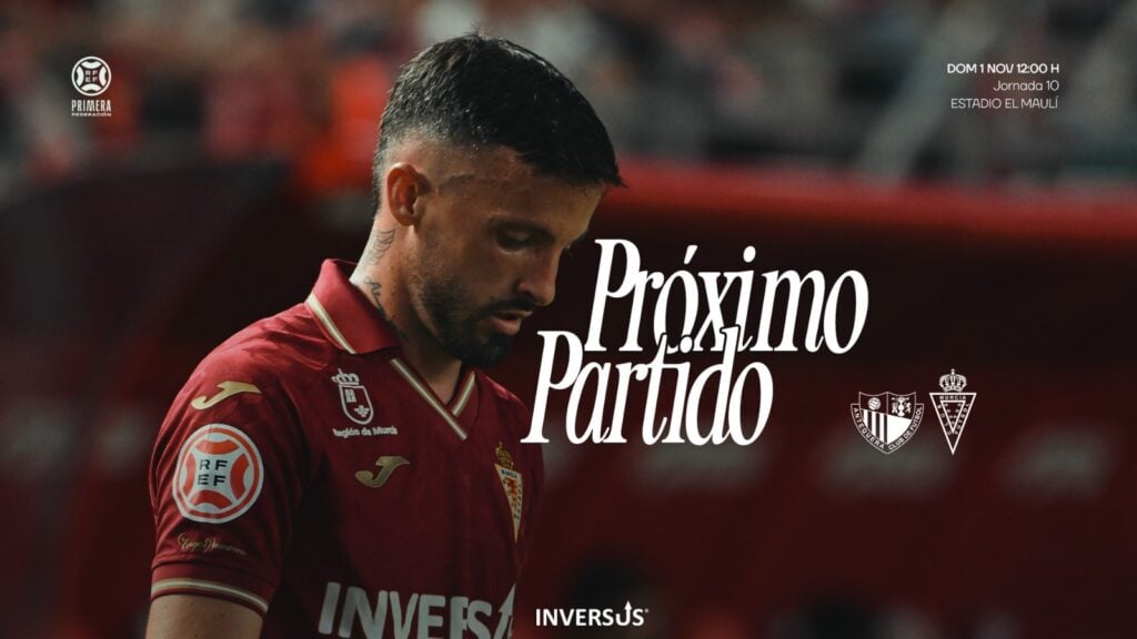 Próximo partido: el Real Murcia visita al Antequera C.F. en la jornada 10 de liga