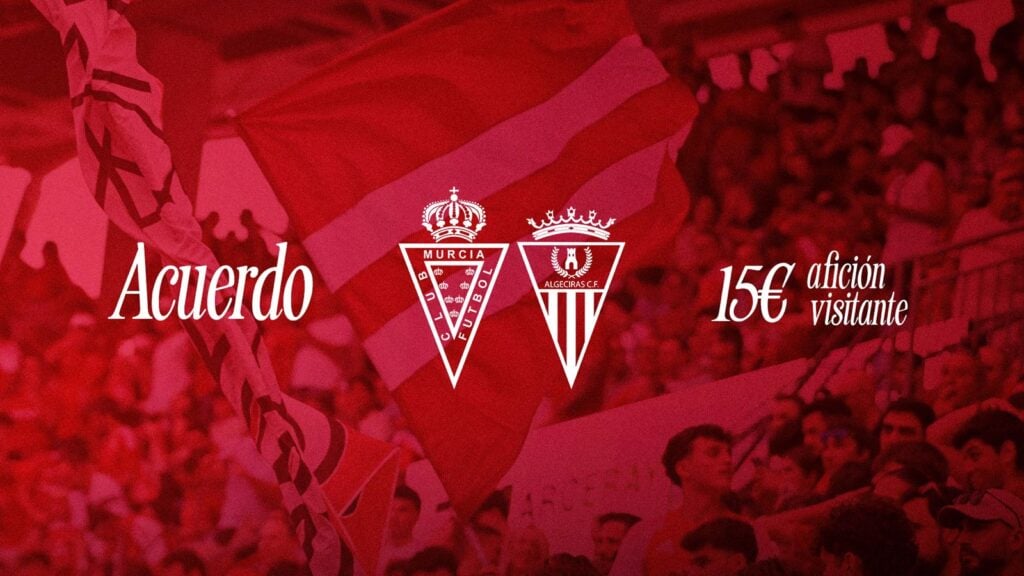 El Real Murcia acuerda un precio de 15 euros para las entradas visitantes ante el Algeciras CF